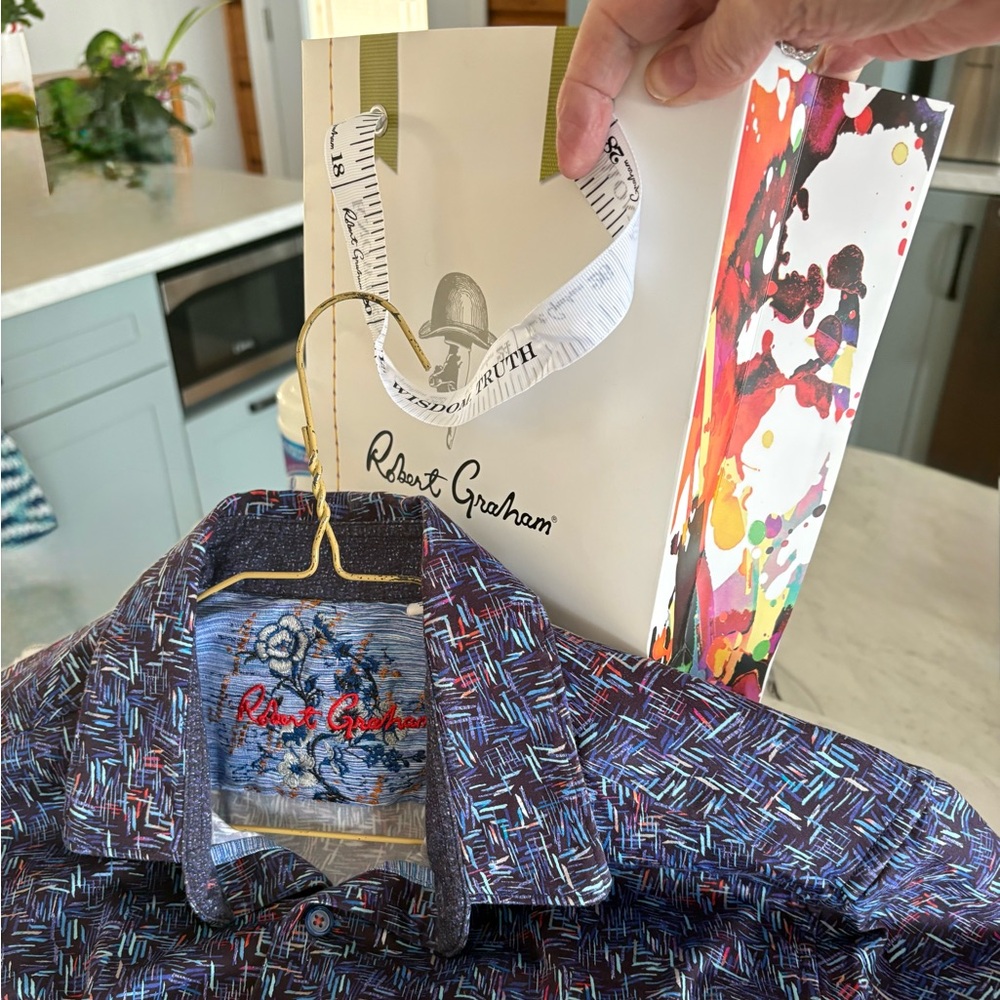 Robert Graham Multicolour short sleeve button dress shirt